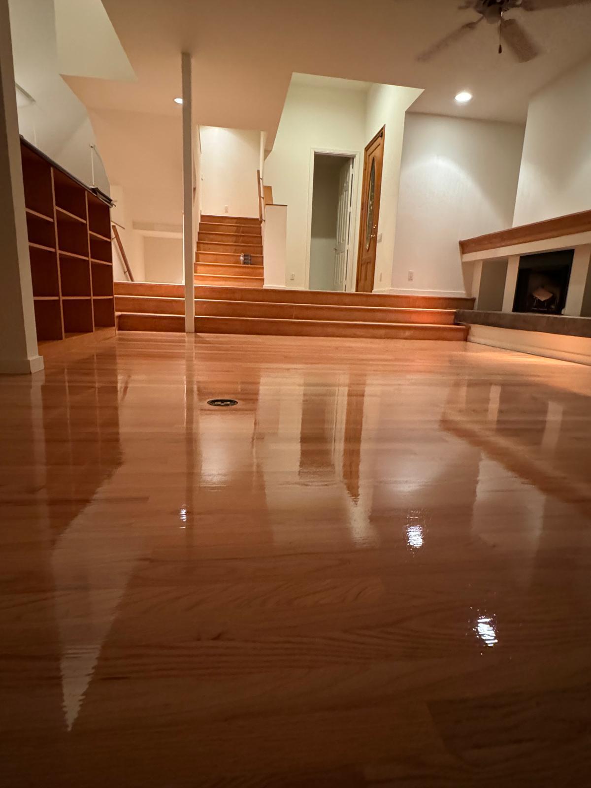 Finished Hardwood Floor
