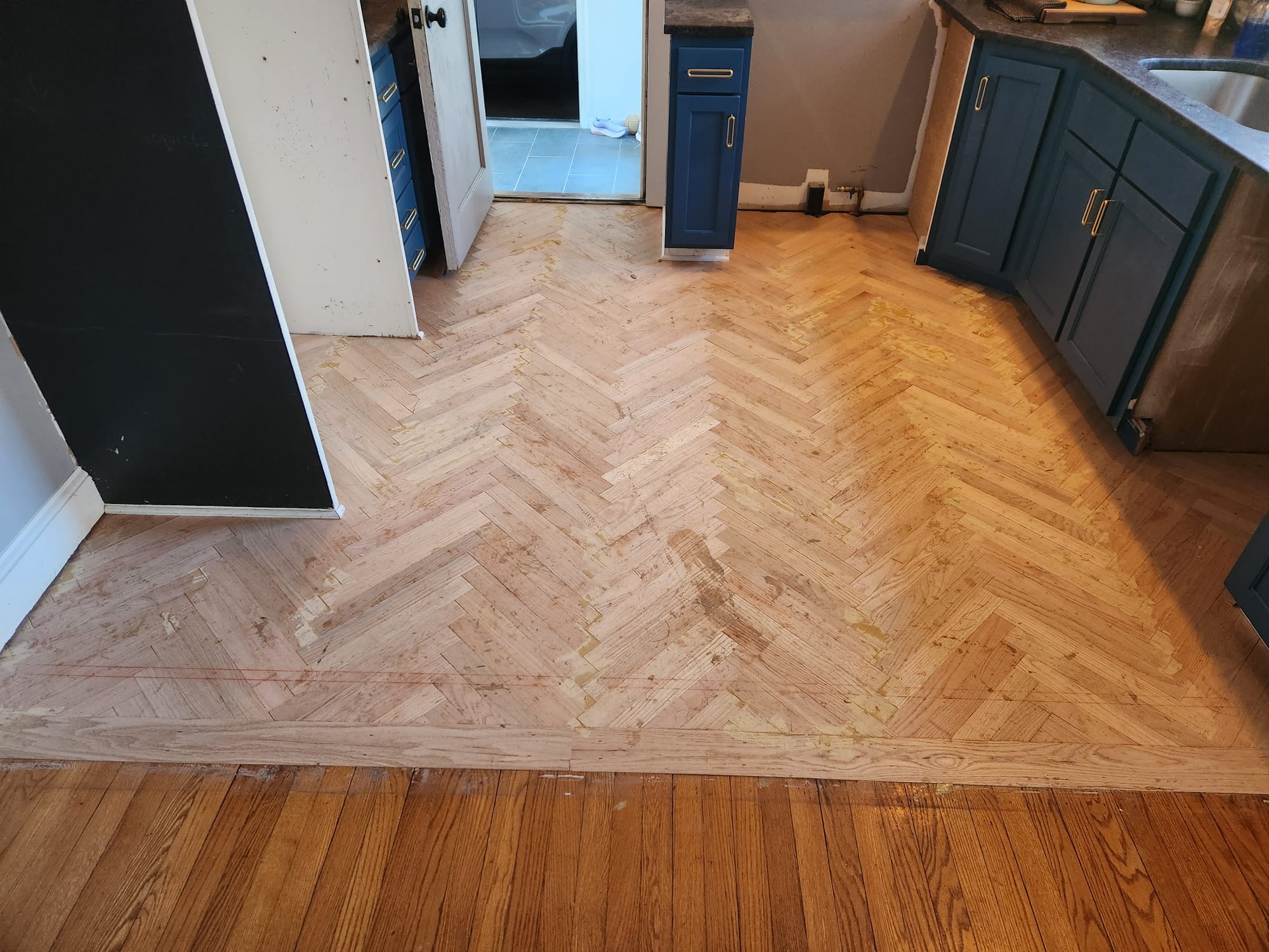 Refinished hardwood room in Bridgeport CT